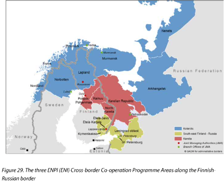 La coopération transfrontalière Russo-Finlandaise et l&rsquo;impact des sanctions sur la perméabilité de la frontière (2019)